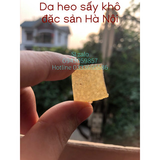 [FREESHIP]HÀ NỘI 1kgDa heo sấy khô chưa qua chế biến lắc phô mai muối ớt siêu ngon