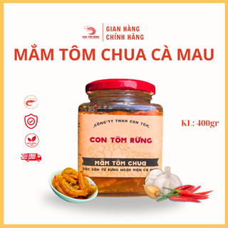 Mắm tôm chua loại cao cấp đặc biệt [400 gr] - Đặc Sản Cà Mau - Con Tôm Rừng