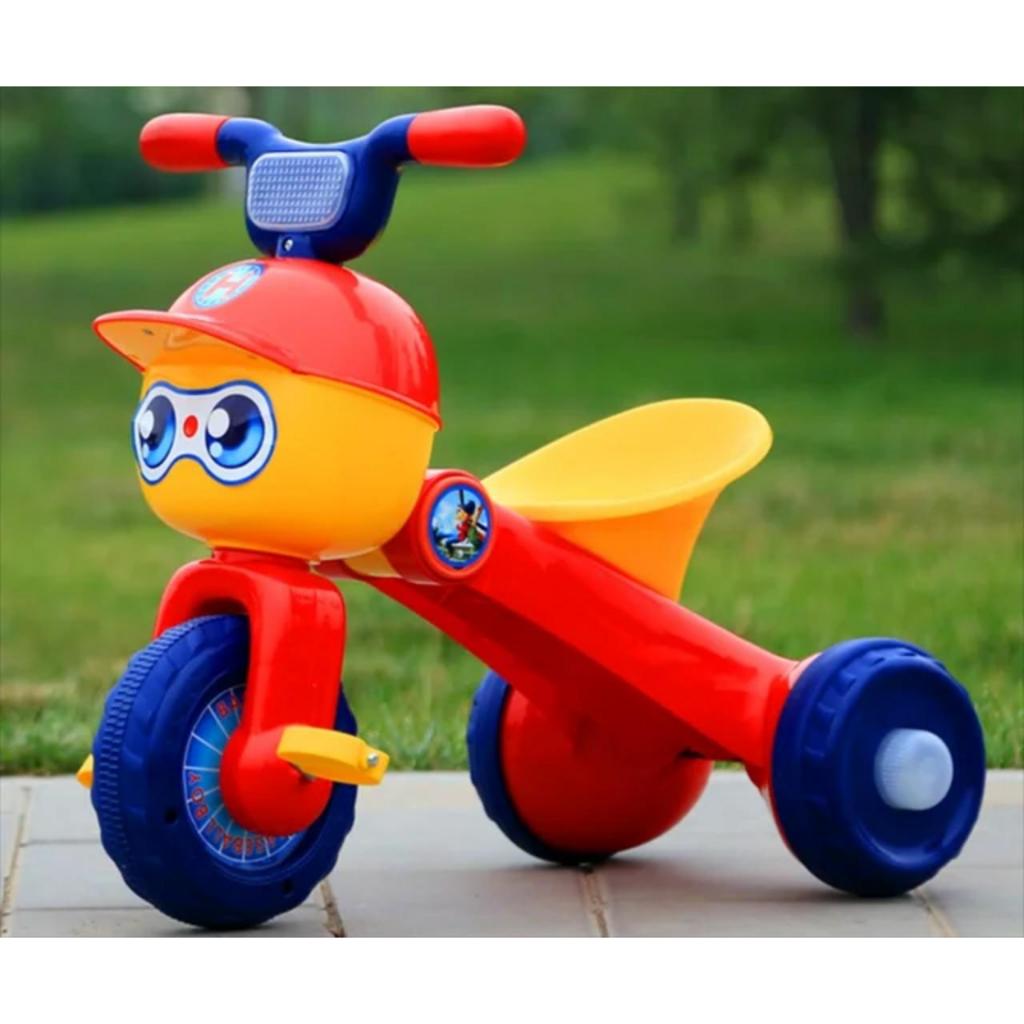 Xe đạp 3 bánh mini cút kít hình con vịt - Gập gọn được (đồ chơi cho bé)