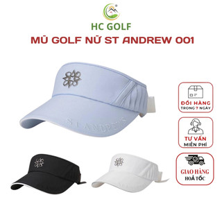 Mũ Golf Nữ ST ANDREW 001 Hàn Quốc Điểm Nhấn Nơ Xinh Xắn Chất Liệu Siêu Nhẹ,Chống Tia UV - HC GOLF