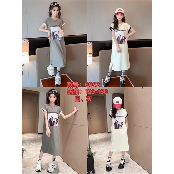 ĐẦM SUÔNG COTTON CHO BÉ GÁI (BẢNG SIZE HÌNH CUỐI)