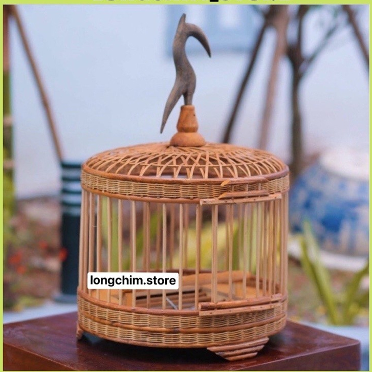 Lồng cu gáy Bắc Giang, lồng nuôi chim cu gáy chất liệu mây Birdcages