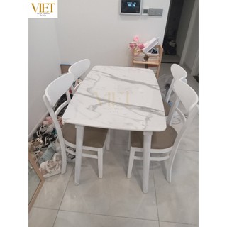 Bộ bàn ăn 4 ghế gỗ hiện đại