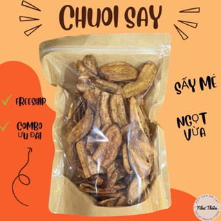 500Gr Chuối Sấy Mè Giòn Thơm - Đặc Sản Như Thiên
