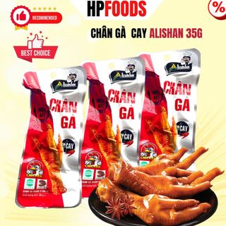 Combo 10 cái chân gà cay ủ vị Alishan-đồ ăn vặt chân gà cay vị tứ xuyên tương thơm ăn liền