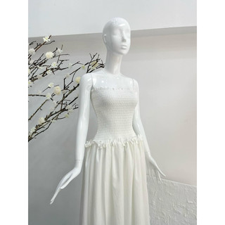 Đầm maxi bo chun cúp ngực