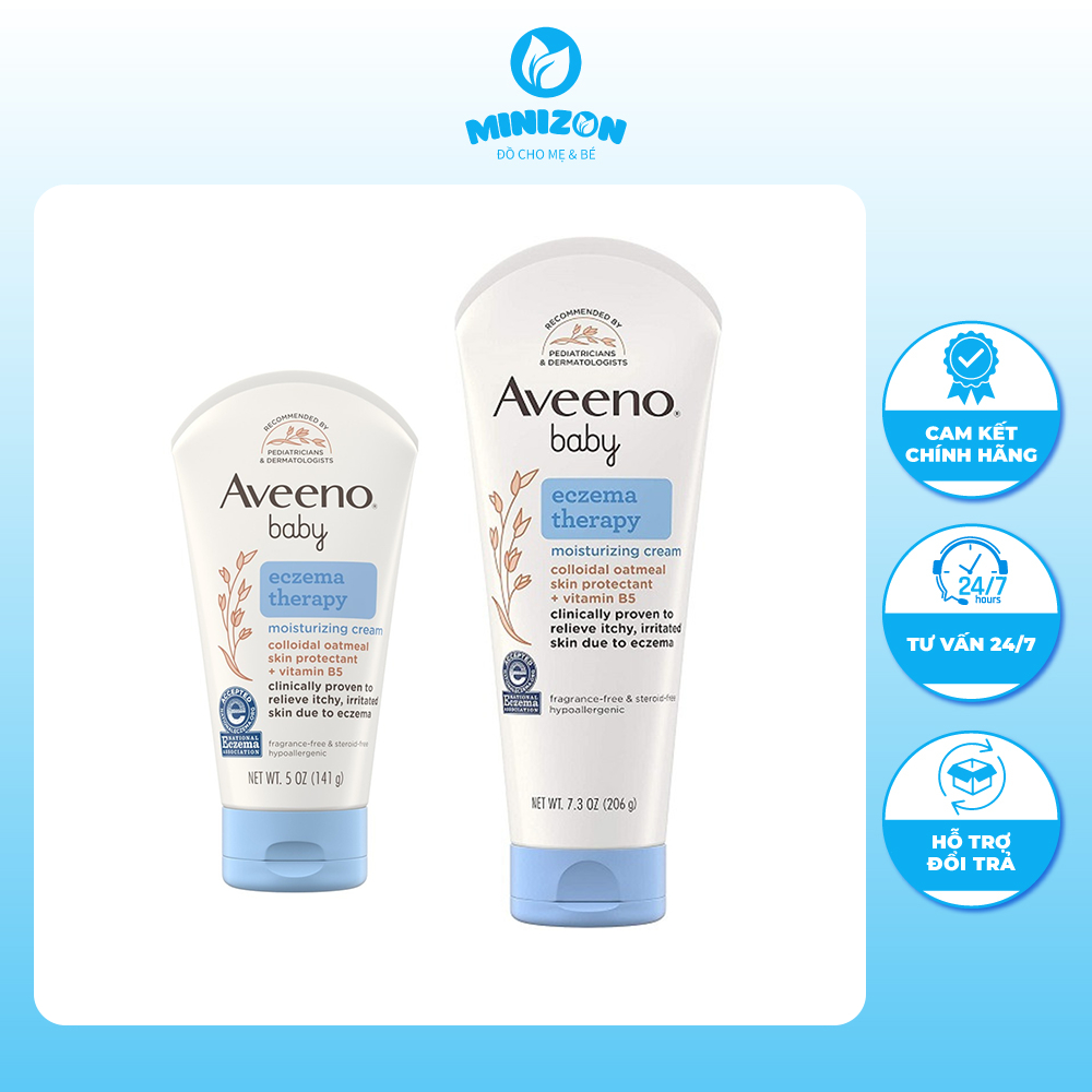 Kem dưỡng Aveeno baby dưỡng da chàm cho bé Mỹ
