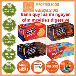 Bánh quy lúa mì nguyên cám mcvitie's digestive