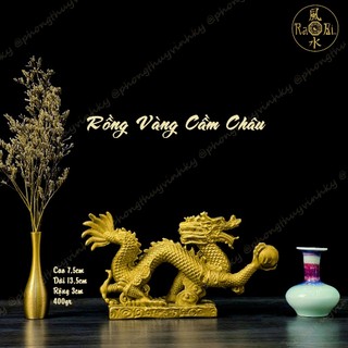 Rồng cầm Châu - Tượng Đồng Phong Thủy