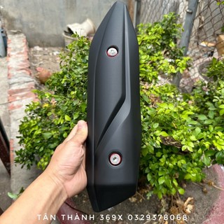 Ốp pô xe vision, che pô xe vision tặng kèm ốc salaya các đời từ 2014->2024