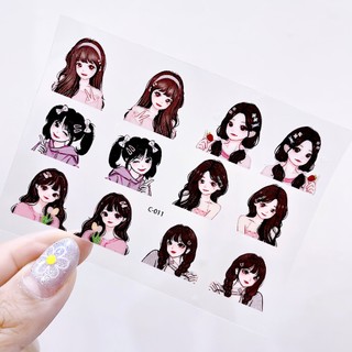 Sticker dán móng chân 5d