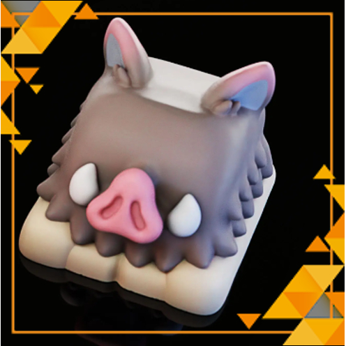 Keycap Anime Demon Slayer Inosuke ( Phôi In 3D )