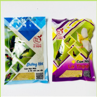 Cám chim hút mật Lê Thịnh gói 100g giúp chim khỏe mạnh căng lửa đẹp lông chính hãng phân phối Birdcages