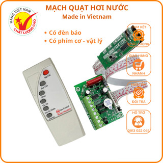 [Mã ELHA22 giảm 5% đơn 300K] Mạch điều khiển cho Quạt phun sương, quạt hơi nước, quạt điều hòa - Có phím bấm.