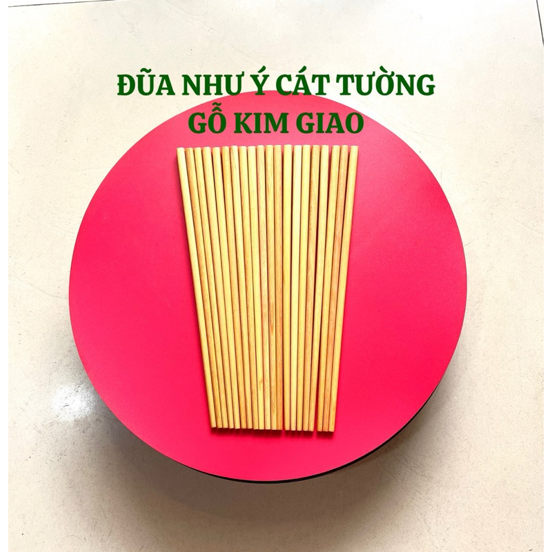 Đũa như  ý  cát tường gỗ Kim giao đặc biệt