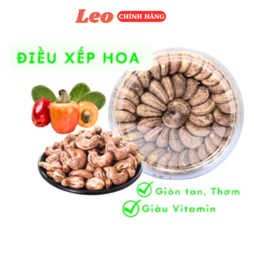 500gram Hạt điều rang muối, rang củi nguyên lụa