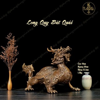 Long Quy Bát Quái - Rùa Hóa Rồng - Tượng Đồng Phong Thủy