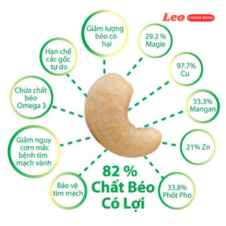 500gram Hạt điều rang muối, rang củi nguyên lụa