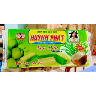 Kẹo dừa bến tre gói 220g Huỳnh Phát kẹo dừa tuổi thơ kẹo dừa dẻo kẹo bến tre truyền thống