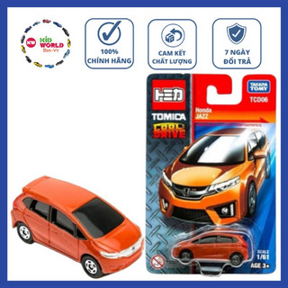 Xe mô hình Tomica Card Cool Drive Honda Jazz TCD06. Made in China. Tỷ lệ 1:61.