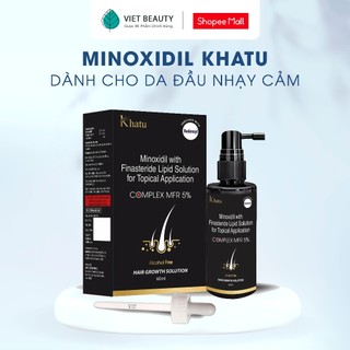 Minoxidil Khatu mọc tóc chứa Minoxidil,Redensyl,Finasteride Complex MFR 5% 60ml Không Chứa Cồn - Phù hợp da đầu nhạy cảm