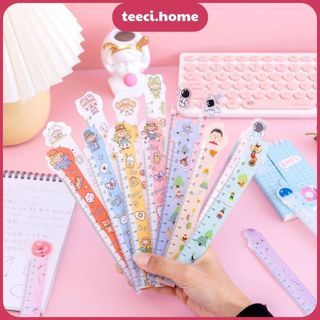 Thước Kẻ Đo Trong Suốt Bằng Nhựa Dài 15cm In Hình Phi Hành Gia D123