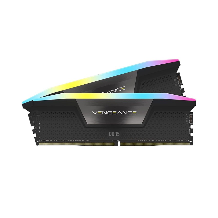 Ram Corsair VENGEANCE RGB 32GB (2x16GB) DDR5 bus 5200MHz Black (CMH32GX5M2B5200C40)