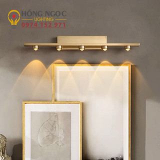 Đèn soi tranh , Đèn rọi gương Led  loại 5 bóng 3 chế độ sáng
