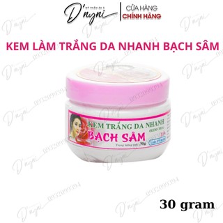 Kem chua dưỡng trắng da bạch sâm 30g