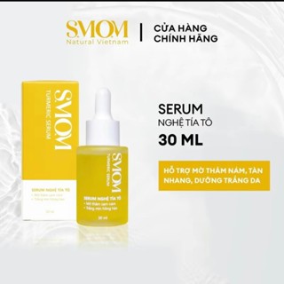 Serum Nghệ Tía Tô S-mom Cấp ẩm Dưỡng Trắng  Mờ Thâm Sạm Nám Trẻ Hóa Da Cho Mẹ Bầu Và Sau Sinh Chai 30 Ml