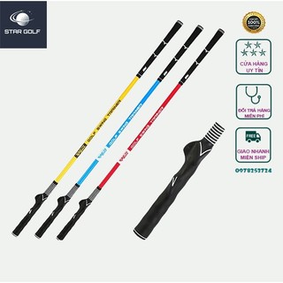 Gậy tập swing golf 2 chiều PGM HL004 CHÍNH HÃNG – Double Habdled Swing Stick - Dụng cụ chỉnh swing golf