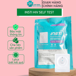 Khay thử xét nghiệm định tính kháng thể kháng HIV Insti HIV Self Test