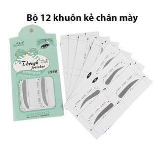 Hickies - bộ khuôn kẻ lông mày dán hàn quốc