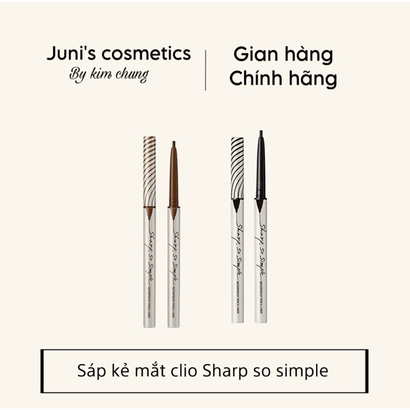 Sáp kẻ mắt Clio Sharp So Simple Waterproof Pencil Liner