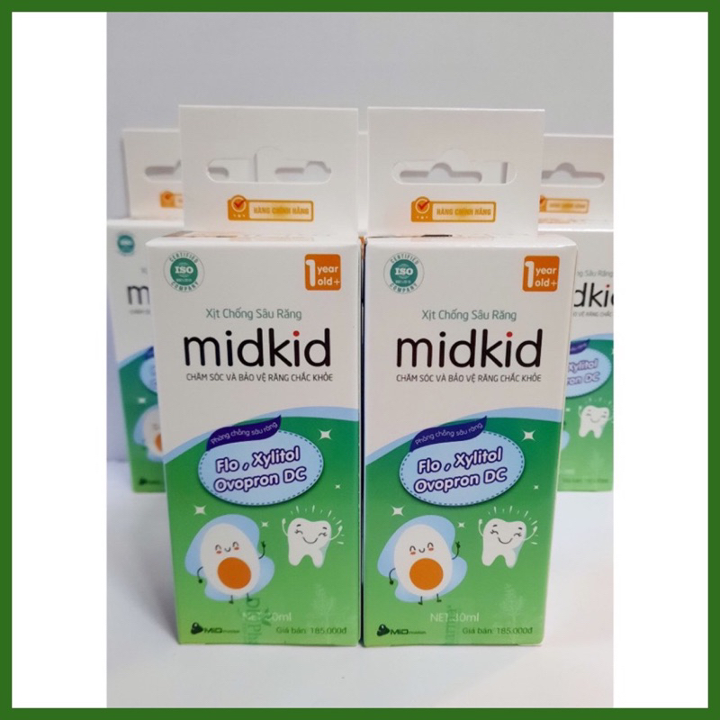 Xịt Chống Sâu răng MidKid cho bé ( chăm sóc bảo vệ răng cho bé)