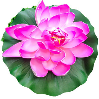 Đài hồng sen - hoa sen giả 30cm, trang trí hồ , tiểu cảnh