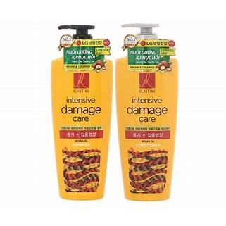 DẦU GỘI - DẦU XẢ ELASTINE INTENSIVE DAMAGE CARE ARGAB OIL SHAMPOO & CONDITIONER HÀN QUỐC