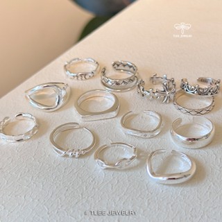 Nhẫn bạc nữ TLEE, nhẫn ngón út xinh xắn nhiều kiểu TLEE JEWELRY