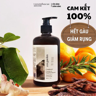 Dầu gội bồ kết gừng bưởi thảo mộc VƯỜN NHÀ CỘI giảm rụng hỗ trợ mọc tóc lâu bết
