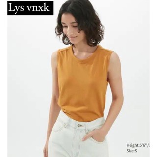 NỮ Áo thun không tay cotton cao cấp co giãn mềm mịn siêu thoải mái  siêu thoáng mát thấm hút mồ hôi cho mùa hè