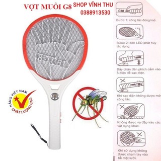 Vợt muỗi G8  cao cấp, vợt bắt muỗi