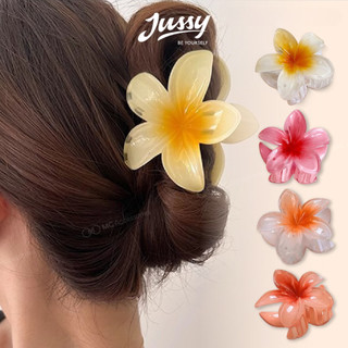 Cài tóc hoa sứ siêu xinh jussy official kiểu kẹp tóc dễ thương đi biển