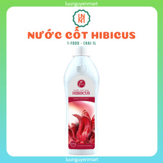 Nước cốt Hibiscus/ Atiso One Food - Chai nhựa 1L