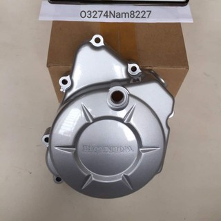 Nắp ốp lốc máy trái, đề điện xe WAVE S110, RSX bạc zin Honda