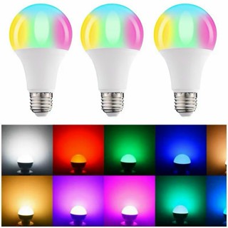 Bóng Led 3W  Tự Động Đổi Nhiều Màu Trang Trí Nhà Cửa ,ĐUI E27 , Sân Vườn RGB Nháy Đổi Màu Tự Động , Chống Nước
