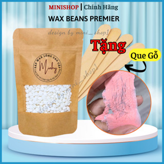 100gr Sáp wax lông MinHy tặng kèm que gỗ, wax lông các vùng lông nách tay chân, triệt râu ria mép