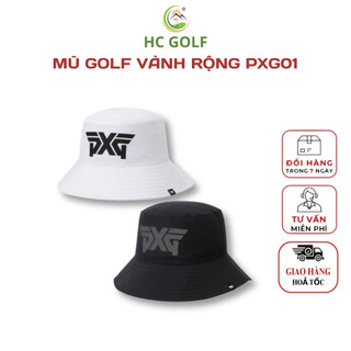 Mũ Golf Vành Rộng Phong Cách PXG01 Thiết Kế Logo Thêu Tinh Tế Chữ Silicon Sau Nổi Bật - HC GOLF