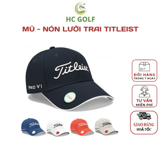 Mũ lưỡi trai TITLEIST Nón thể thao chơi golf thoáng khí tặng kèm mark bóng Hàn Quốc - HC GOLF