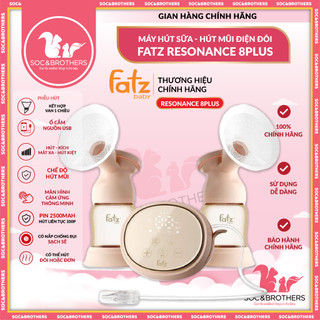 Máy hút sữa - hút mũi điện đôi fatz baby resonance 8plus / 3 plus / 5 plus - bảo hành chính hãng