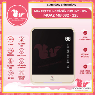 Máy tiệt trùng và sấy khô bình sữa uvc – ion moaz bébé mb 082 - 22l